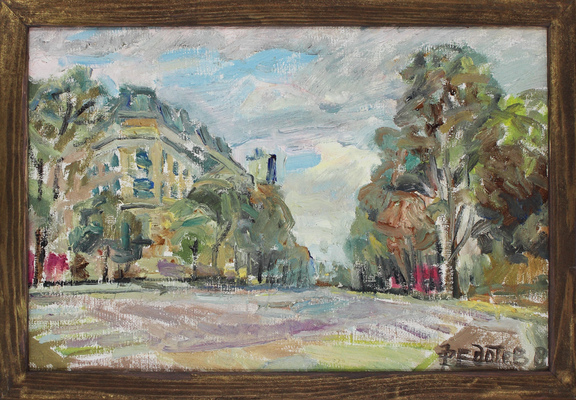 Федотов Виктор Валентинович. Бульвар Араго. Дождь 